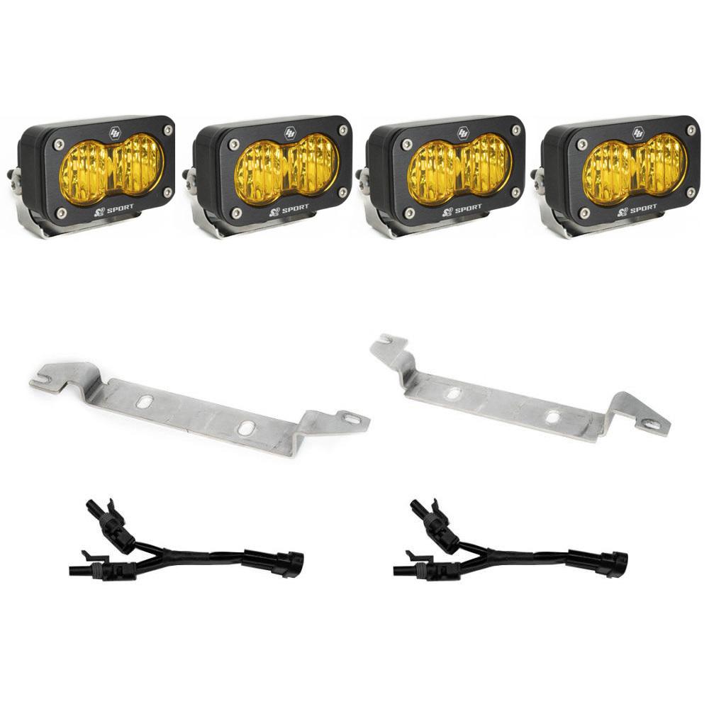Toyota S2 Sport Dual Fog Pocket Light Kit - Toyota 2022-On Tundra