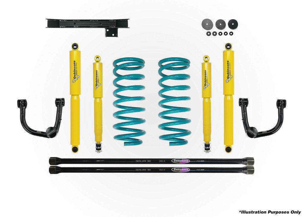 Dobinsons 2-2.5" for Toyota Land Cruiser 100 Series / Lexus LX470 1998-2007 - DSSKIT77