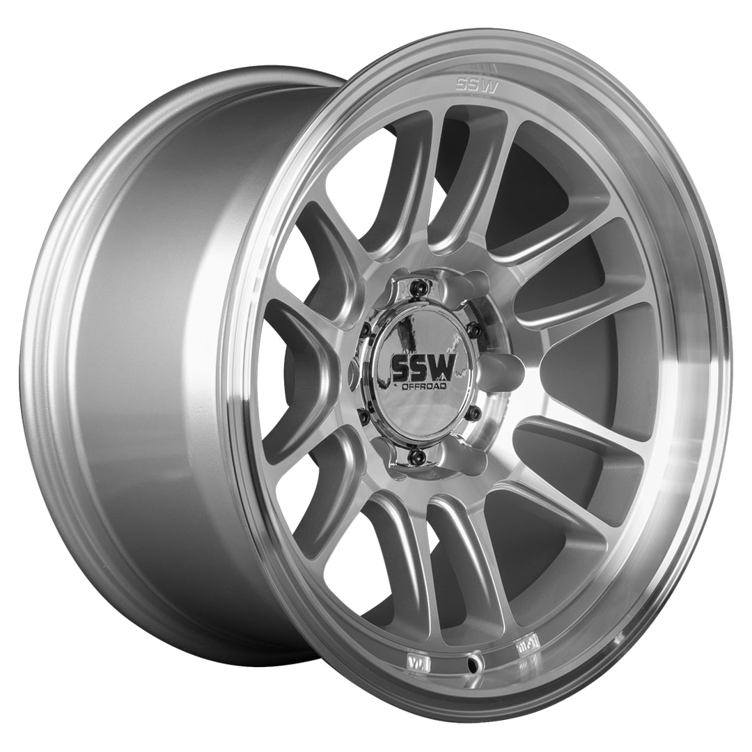 RAPTOR / MACHINED SILVER / 17X9.0 -12