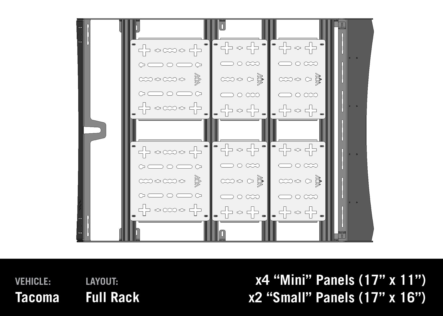 Toyota Tacoma (2005-2023) DRIFTR Roof Rack - Backwoods Adventure Mods