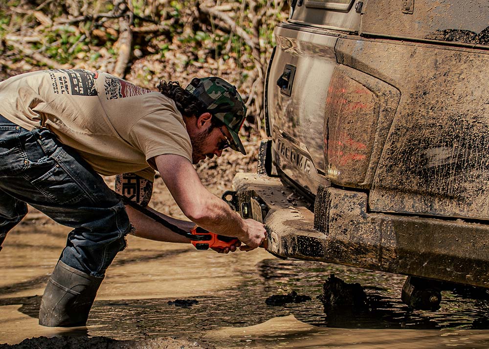Toyota Tacoma 3rd Gen (2016-2023) Hi-Lite High Clearance Rear Bumper - Backwoods Adventure Mods