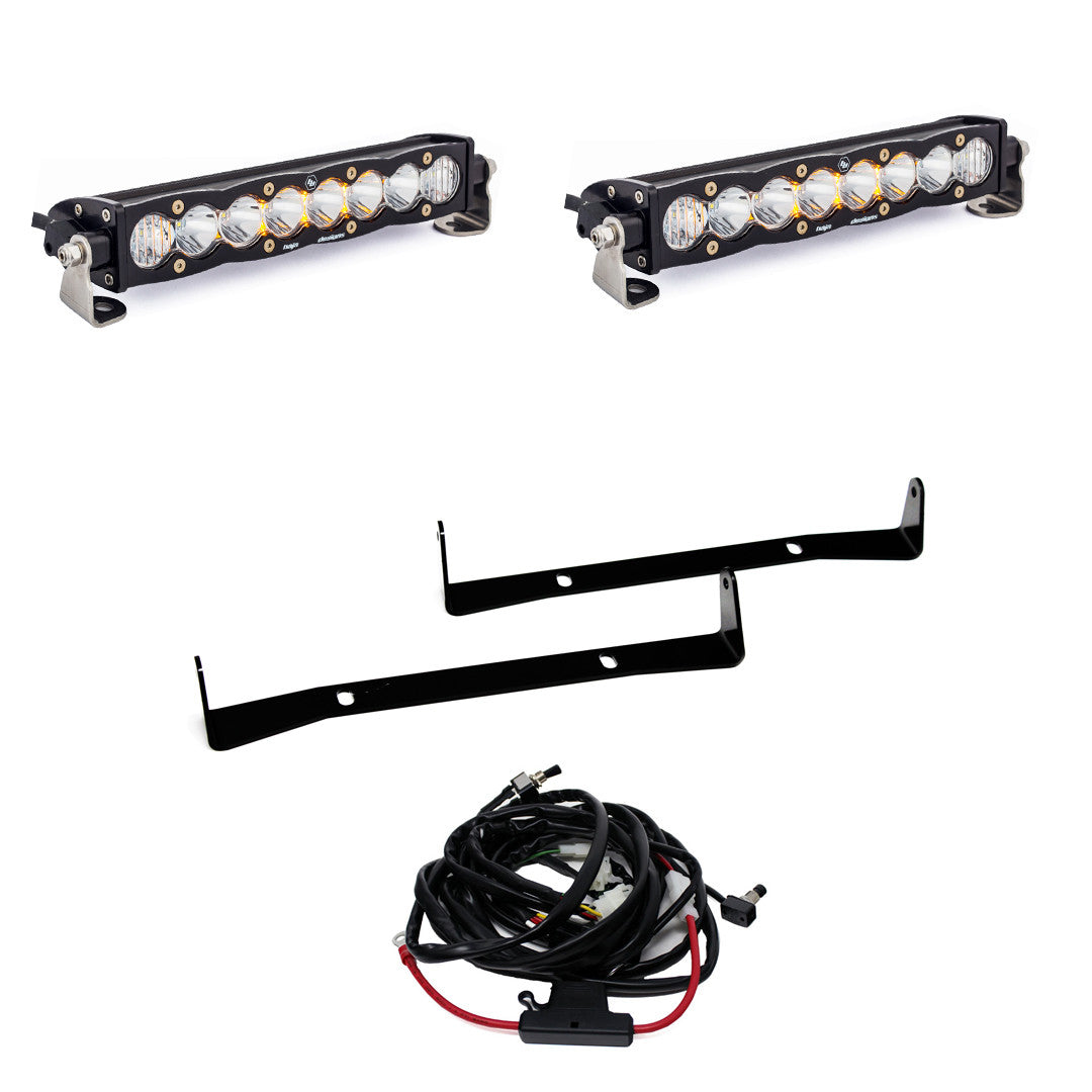 Toyota S8 Dual 10 Inch Grille Upper Light Kit - Toyota 2014-18 4Runner