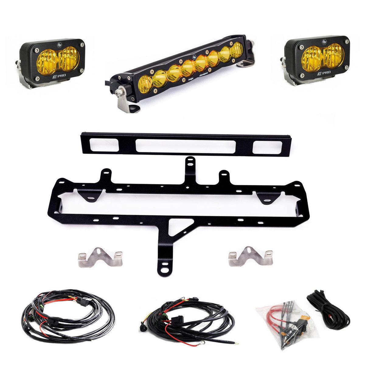 S8 10-inch/S2 Pro Grille Light Kit - 2024-On Toyota Tacoma; TRD Pro