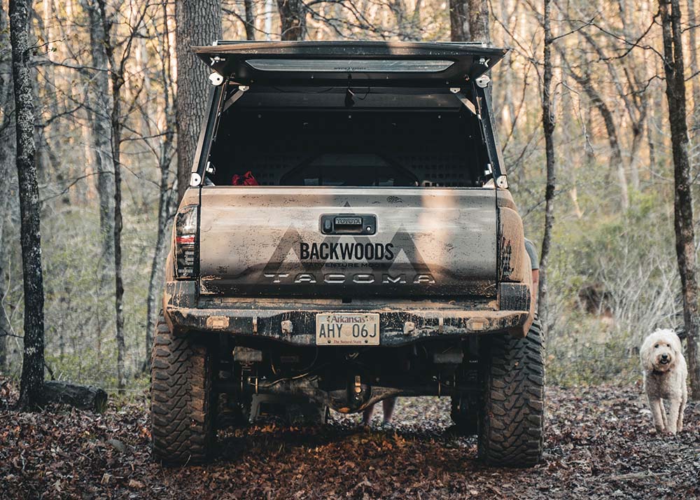 Toyota Tacoma 3rd Gen (2016-2023) Hi-Lite High Clearance Rear Bumper - Backwoods Adventure Mods