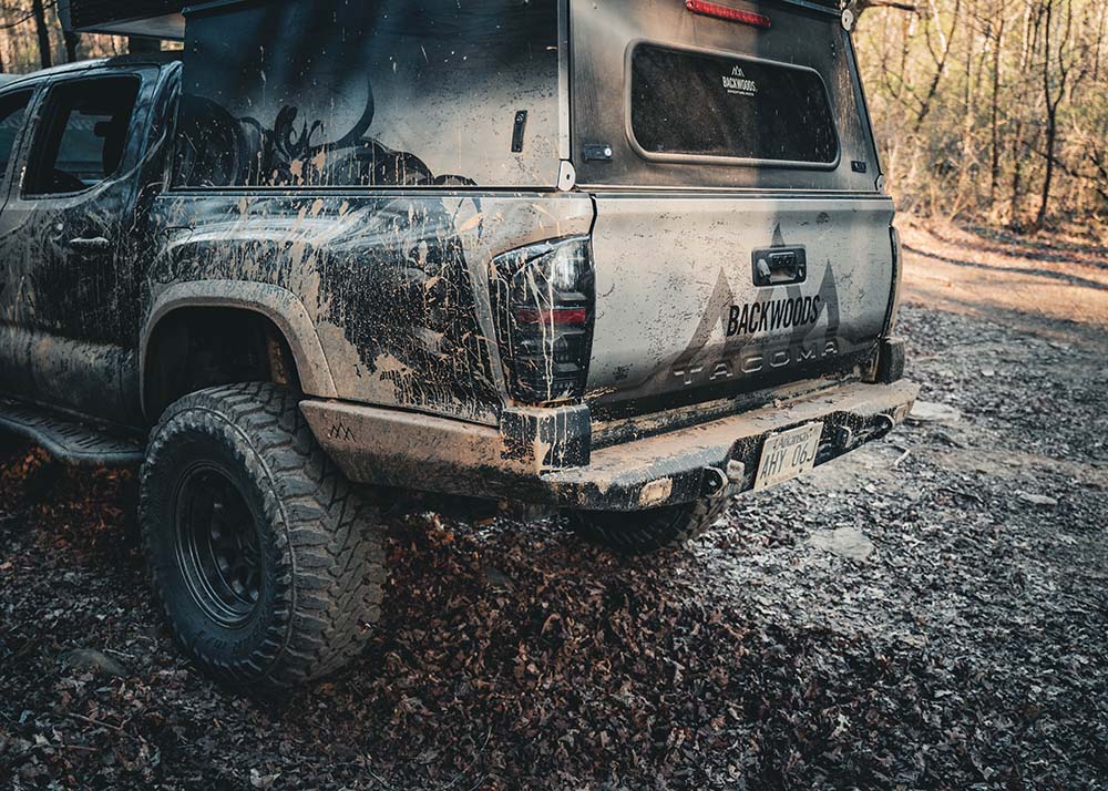 Toyota Tacoma 3rd Gen (2016-2023) Hi-Lite High Clearance Rear Bumper - Backwoods Adventure Mods