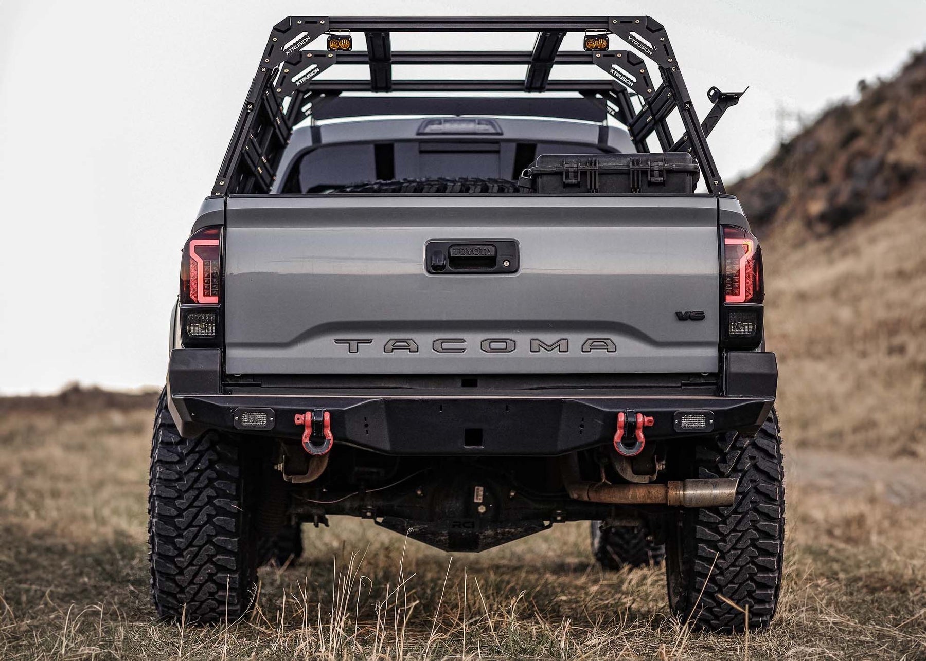 Toyota Tacoma 3rd Gen (2016-2023) Hi-Lite High Clearance Rear Bumper - Backwoods Adventure Mods