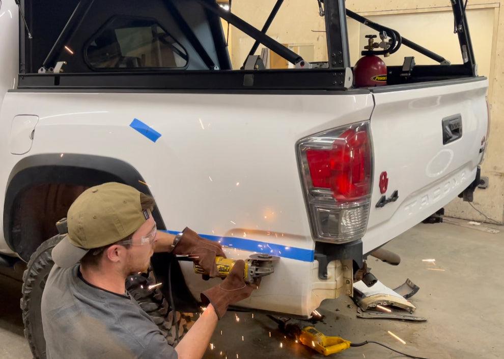 Toyota Tacoma 3rd Gen (2016-2023) Hi-Lite High Clearance Rear Bumper - Backwoods Adventure Mods