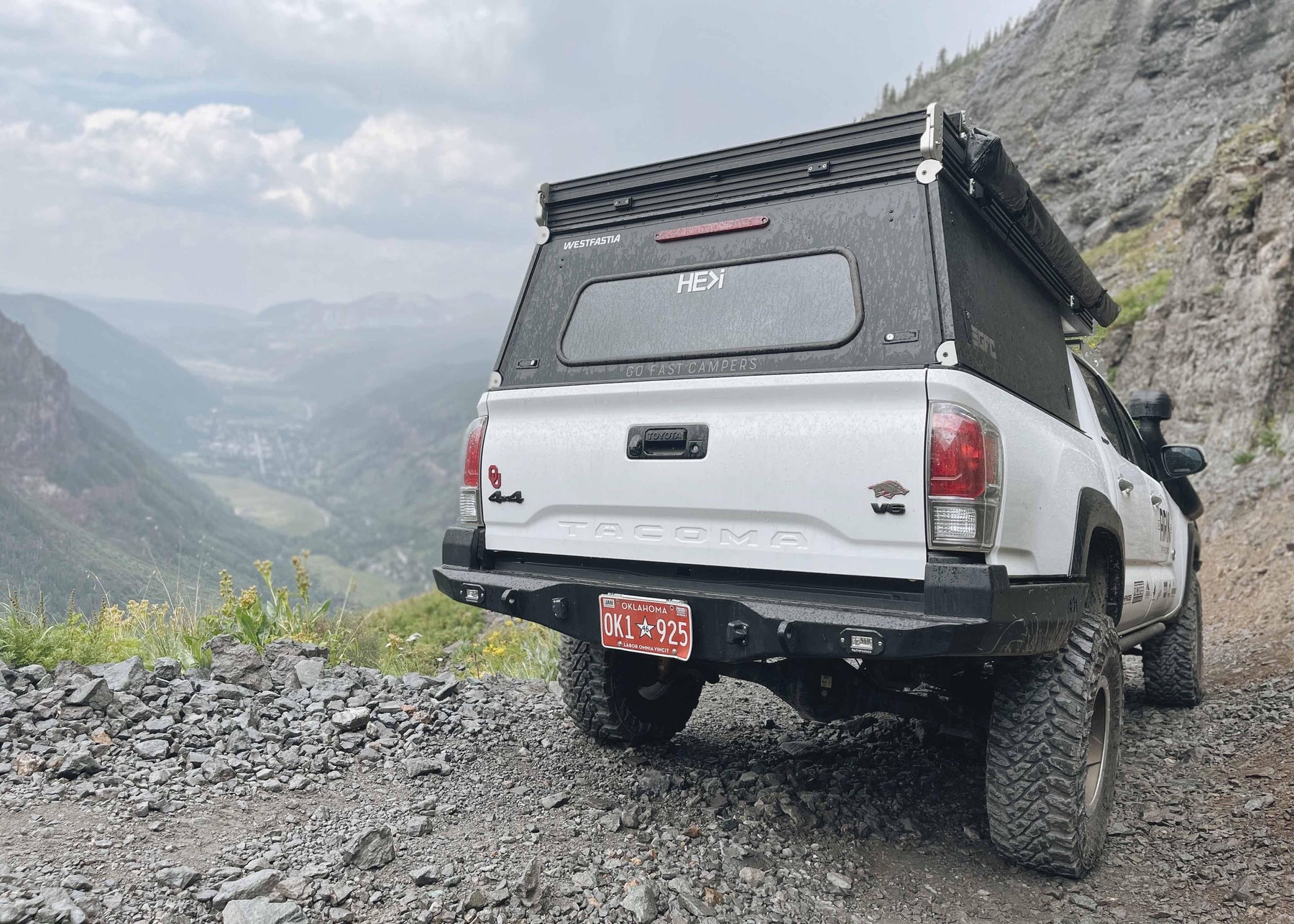 Toyota Tacoma 3rd Gen (2016-2023) Hi-Lite High Clearance Rear Bumper - Backwoods Adventure Mods