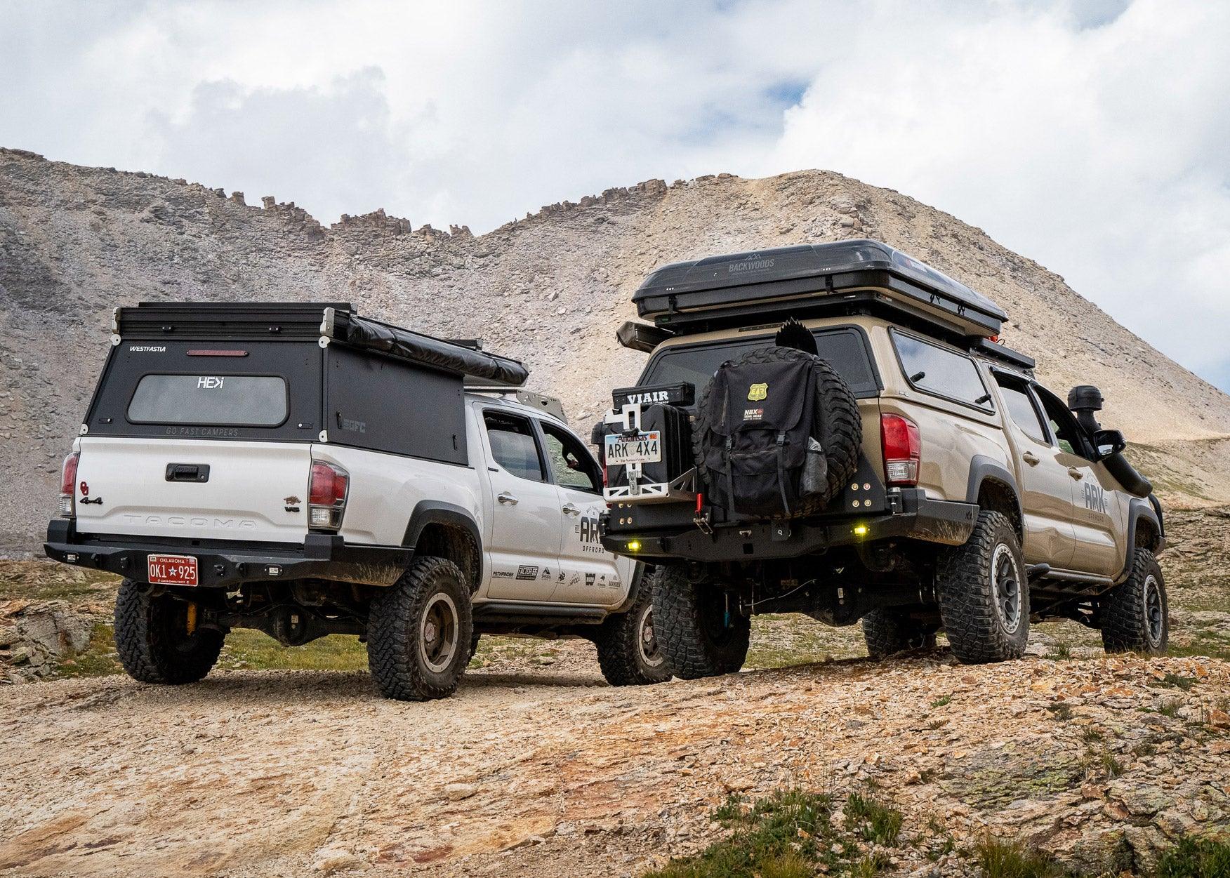 Toyota Tacoma 3rd Gen (2016-2023) Hi-Lite High Clearance Rear Bumper - Backwoods Adventure Mods