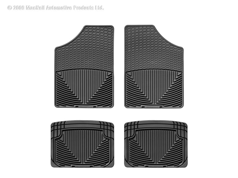 WeatherTech 71-82 Bentley Corniche Front and Rear Rubber Mats - Black