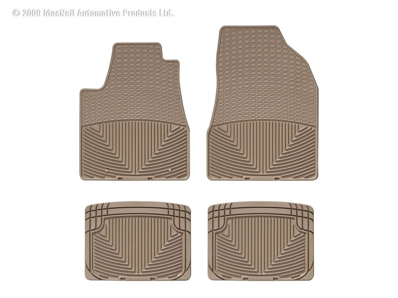 WeatherTech 03-07 Nissan Murano Front and Rear Rubber Mats - Tan