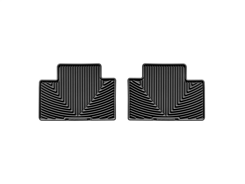 WeatherTech 05-13 Toyota Tacoma Crew Cab Rear Rubber Mats - Black