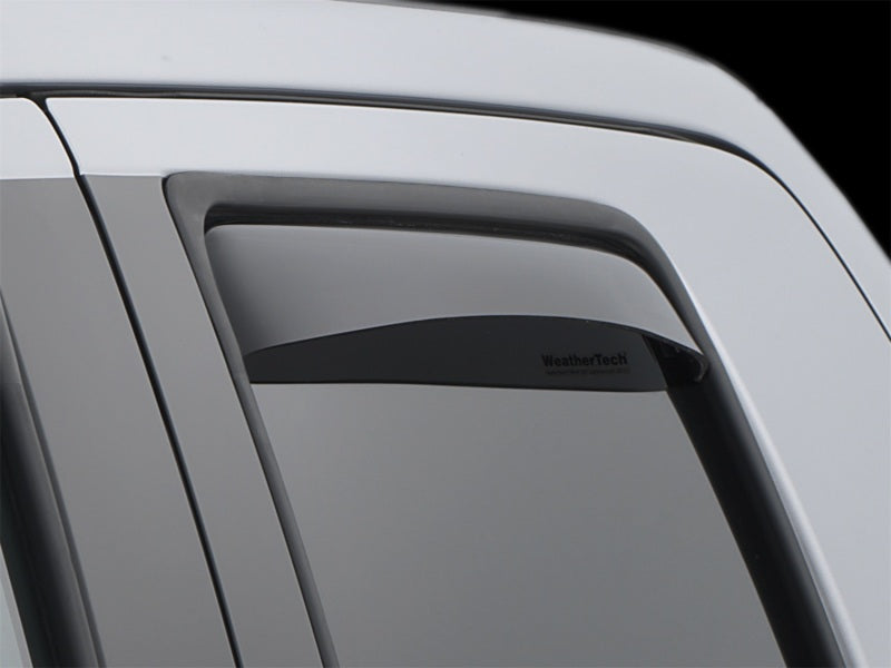 WeatherTech 07+ Toyota Tundra Rear Side Window Deflectors - Dark Smoke