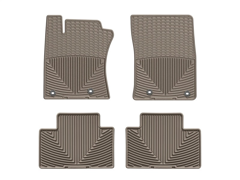 WeatherTech 13+ Toyota 4Runner Front and Rear Rubber Mats - Tan