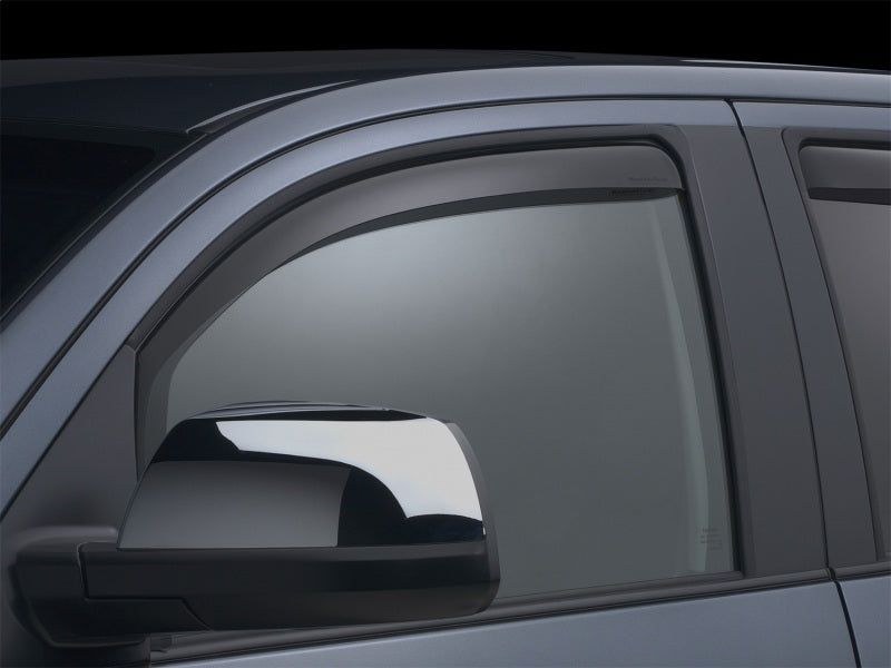 WeatherTech 07+ Toyota Tundra Front Side Window Deflectors - Dark Smoke