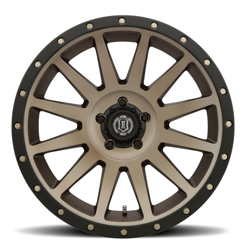 ICON Compression 20X10 / 6x5.5 / -19MM / 4.75in BS / 106.10mm Bore - Bronze Wheel