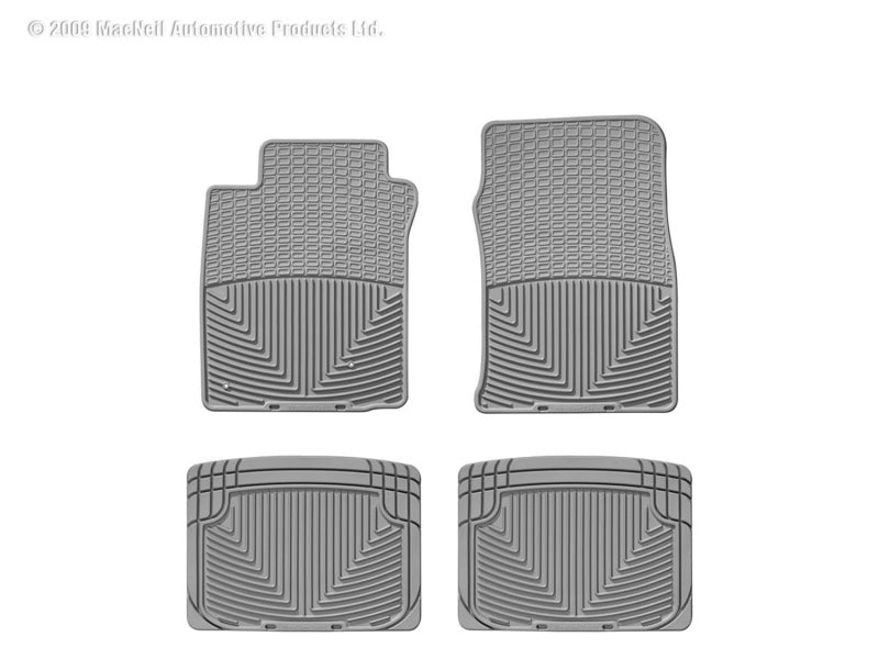 WeatherTech 97-04 Dodge Dakota Front and Rear Rubber Mats - Grey