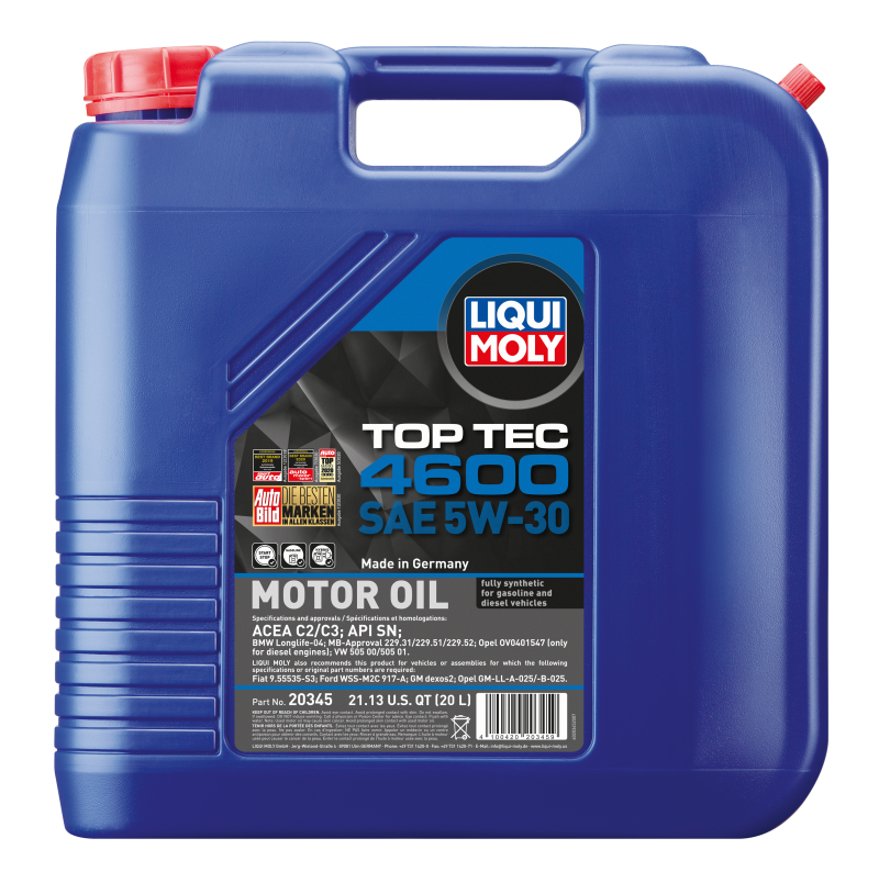 LIQUI MOLY 20L Top Tec 4600 5W-30