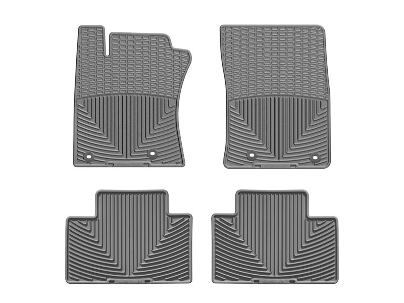 WeatherTech 13+ Toyota 4Runner Front and Rear Rubber Mats - Grey