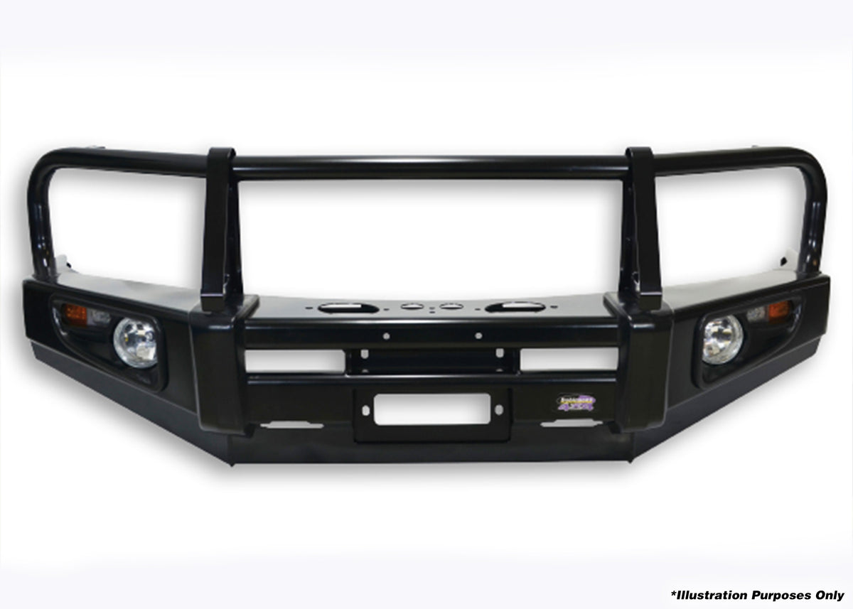 DOBINSONS BULL BAR BLACK DELUXE FOR TOYOTA HILUX REVO 2016-2018 - BU59-3706