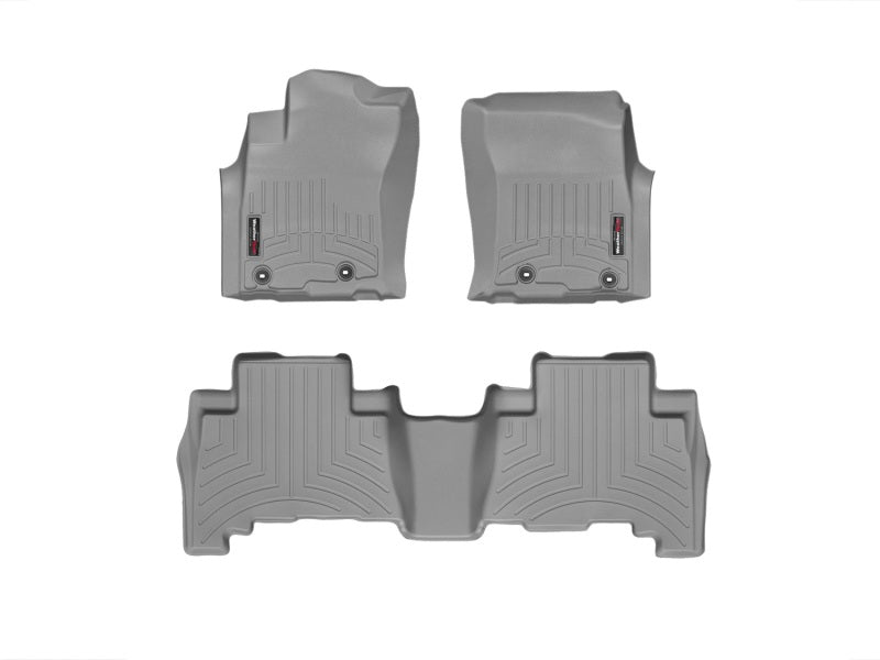 WeatherTech 13+ Toyota 4Runner Front and Rear Floorliners - Grey