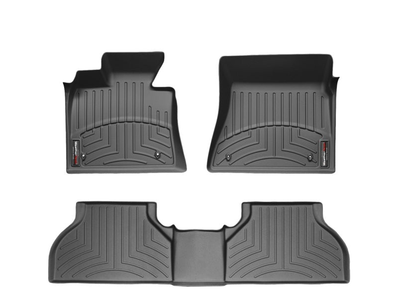 WeatherTech 05-11 Toyota Tacoma Front and Rear Floorliners - Black