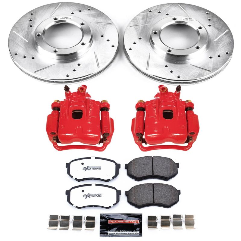 Power Stop 95-04 Toyota Tacoma Z36 Truck and Tow Kit w/ Calipers - Front