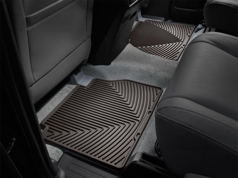 WeatherTech 2008-2015 Toyota Sequoia Rear Rubber Mats - Cocoa